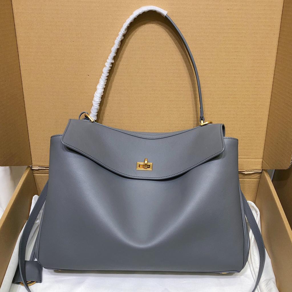 New B-home Rodeobag Leather High-end Handbag Buckle Commuting Armpit Bag Women's Bag