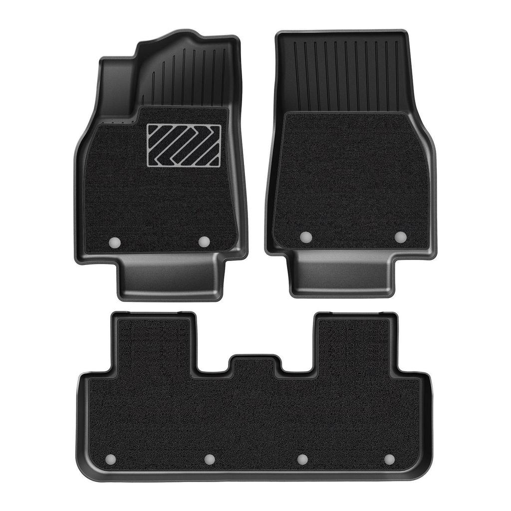 25 Tesla Model 3 (2023) TPE Floor and Trunk Mats - Full Coverage Accessories