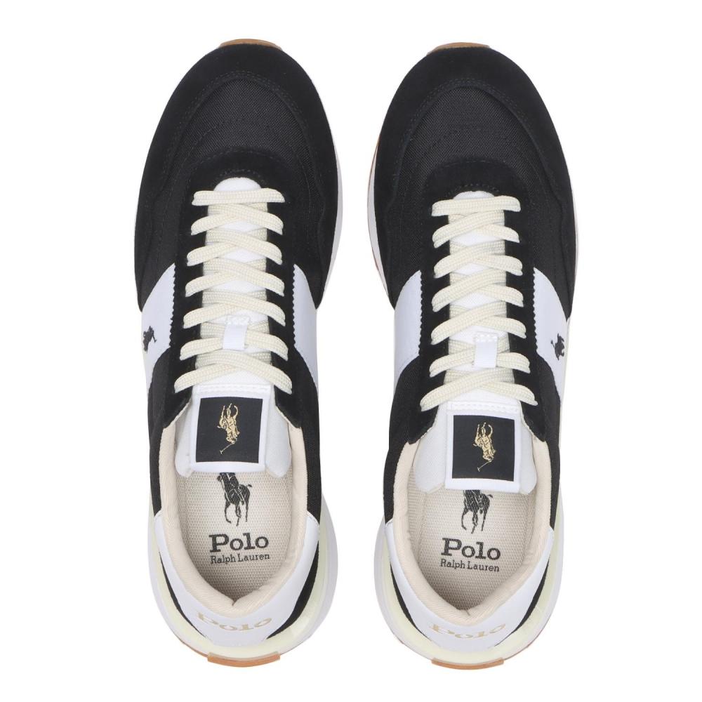 Polo R.lauren Train 89 Pp Sneakers Mapsftw0ct20281 Black White