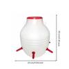 Livestock Milk Feeder Bottle Hangable Nursing with Six Ports Multi-Port