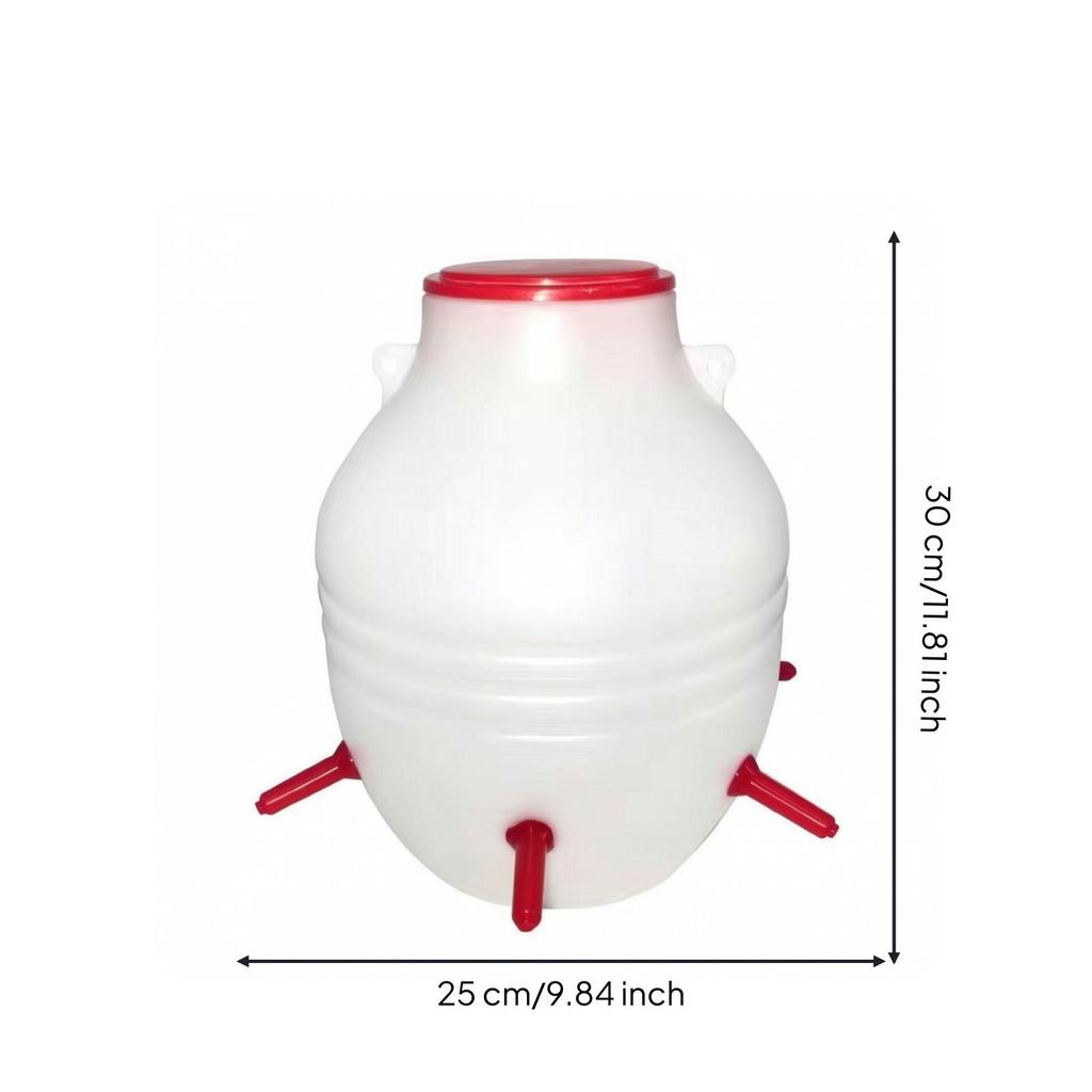 Livestock Milk Feeder Bottle Hangable Nursing with Six Ports Multi-Port