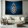 Club Brugge Wall Tapestry Aesthetic Wall Hanging Printed Fabric Blanket Decorative Tapestries for Bedroom Living Room Home Decor