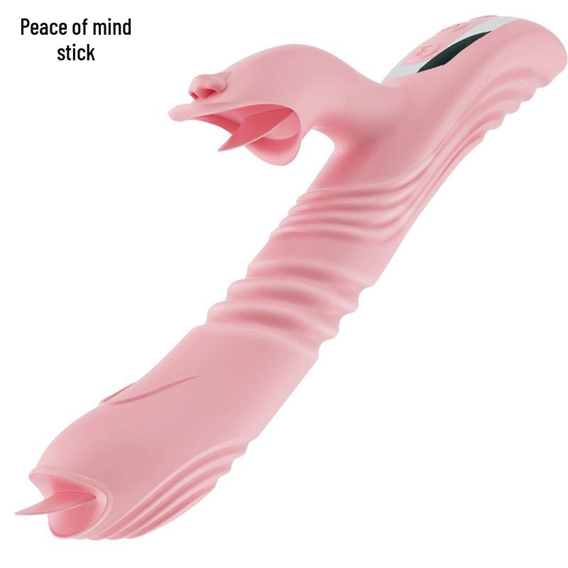 Long Love Automatic Vibrating Dildo Massager for Women