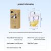 Uao 240ml Disposable Hard Plastic Drinking Cups (50 Count)