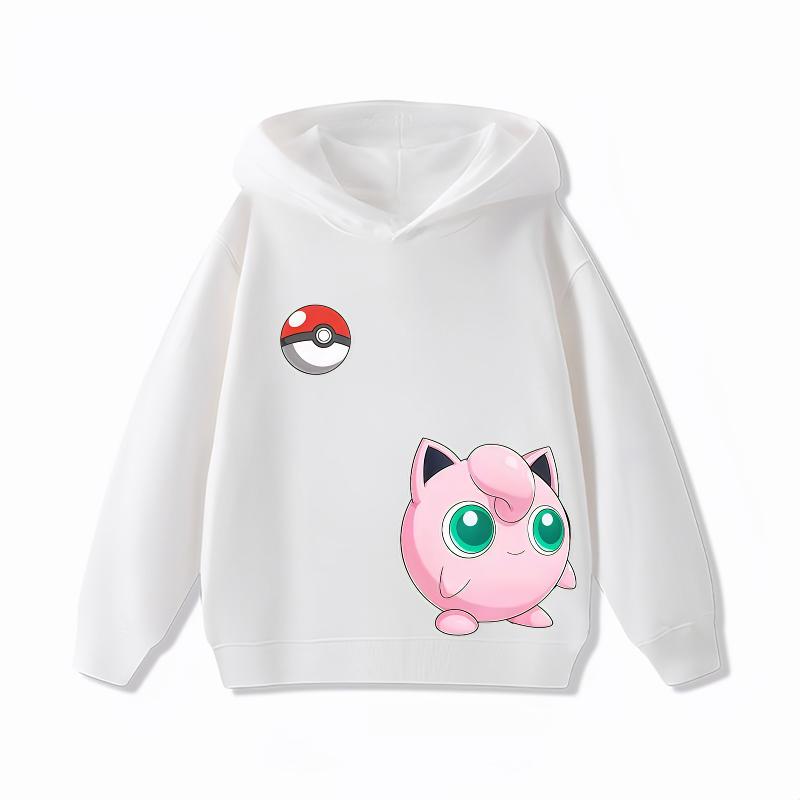 Felpa con Cappuccio Potdemiel Pikachu per Bambini Morbida e Comoda Adatta a Ragazzi e Ragazze Calda in Autunno e Inverno Felpa con Cappuccio per Bambini