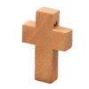 Paintable Mini Wooden Prayer Crosses Pendants,Diy Craft Charms Small Wooden Crosses with Flat Sanded Sides and Top Holes for Creative Handmade Jewelry