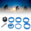 Fahrrad Steuersatz Gabel Oberteil und Ahead-Kralle mit Aluminium-Schraubensatz für Fixed Gear 5410T Set