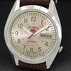 VINTAGE REFURBISHED SEIKO 5 AUTOMATIC JAPAN MENS SILVER DIAL WATCH a708575-1