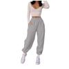 Women Printing Easy High Waist Leisure Time Sweater Pants Hip Hop Pants
