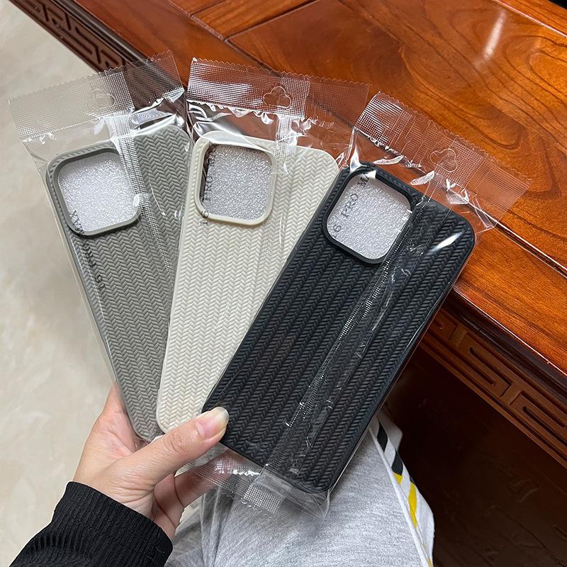 Popular Knitted Pattern Is Suitable for iPhone11Pro Mobile Phone Case, Simple Apple 11/11 All-inclusive Anti-drop 11 Protective Case.