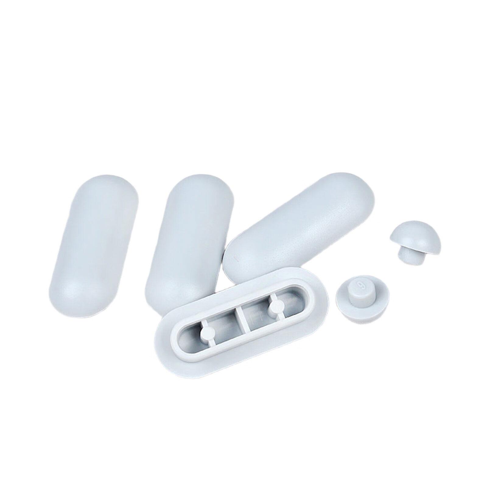 

Комплекты бамперов для унитаза Противоскользящая прокладка бампера для унитаза Подушки для унитаза Чехол для амортизации и защиты серый