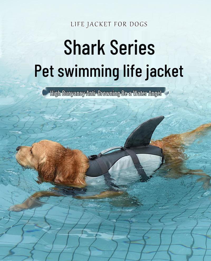 Mermaid Dog Life Jacket for Summer Swimming - Fits Small Dogs, French Bulldogs, and Golden Retrievers