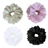 Elegant Elastic Hair Rings Flower Pattern Edges Fashionable Women Hair Tie Weddings Hair Accessory