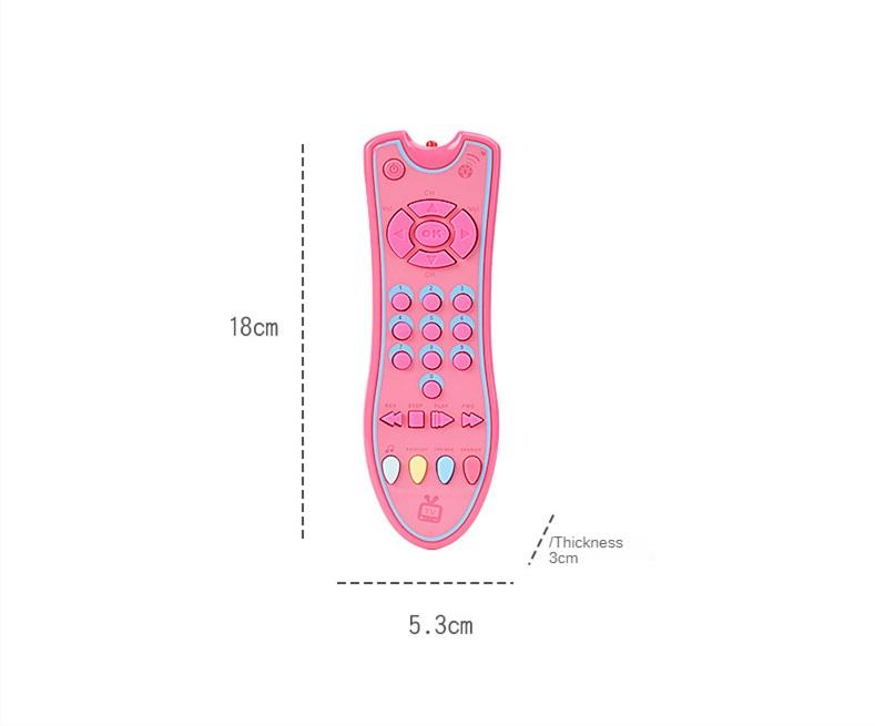 Musical Baby Phone Remote Control Key Set Interactive Educational Toy with Lights Sounds and Electric Numbers for Soothing Baby