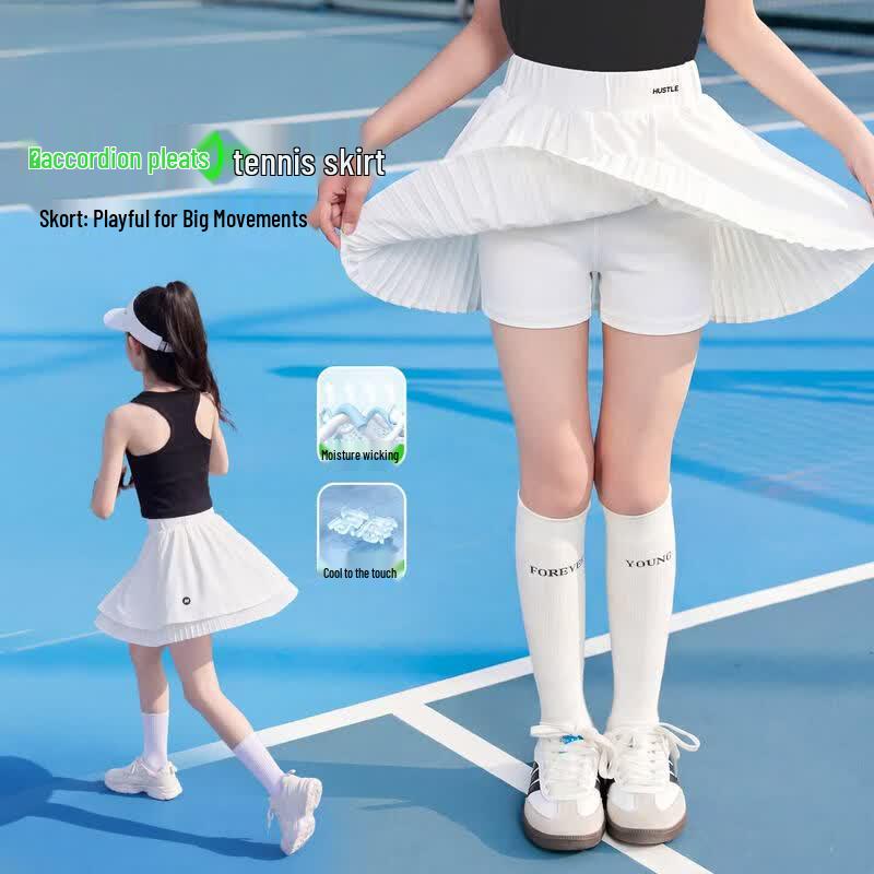 Moonkids Girls' Quick-Dry Long-Sleeve Tennis & Badminton Sports Set (Autumn 2026)