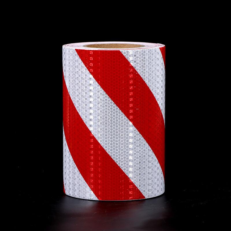 5cm/10cm/15cm/20cm Reflective Adhesive Tape Left Or Right Twill Double Color Strips Waterproof Safety Reflectors Sticker