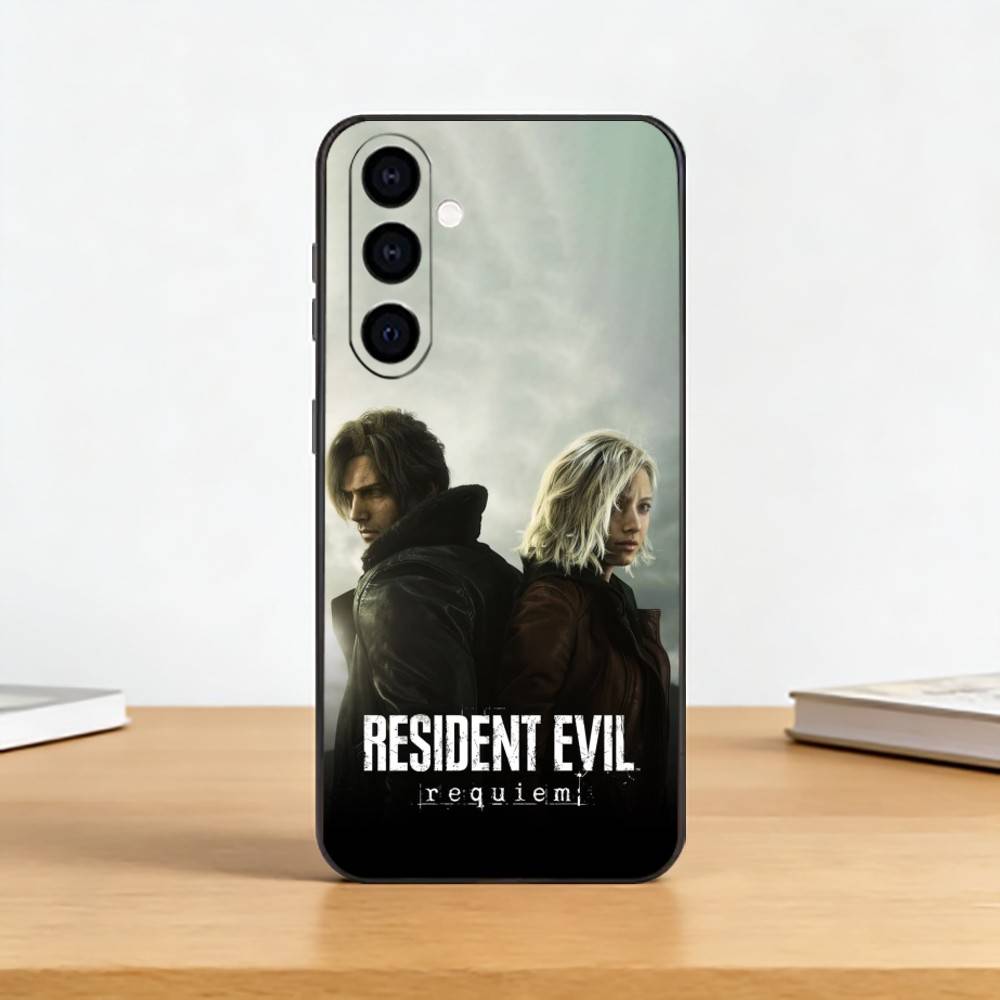 RER Ganme R-Resident Evil R-Requiem Phone Case Black Silicone Soft For Samsung Galaxy A73,A72,A71,A70,A53,A52,A51
