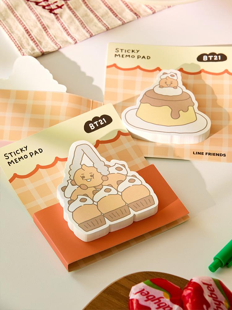 BT21 SHOOKY Bakery Sticky Memo Pad