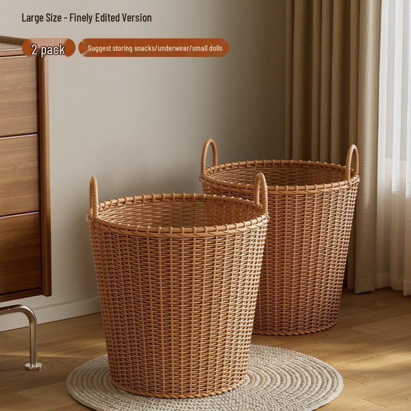 Elegant Large-Capacity Laundry & Toy Storage Basket