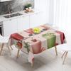 Food Theme Tablecloth Waterproof and Oil-proof Tablecloth Nordic Style Kitchen Tablecloth Modern Home Decoration