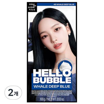 Ciao Tinta per Capelli Schiumosa 4B, 4B Balena Blu Profondo, 2 pz.