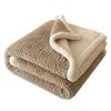 Lambswool Coral Fleece Thick Winter Blanket - Soft, Warm Throw for Office, Sofa, or Naps