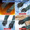 A Pair 60CM Sandblasting Cabinet Gloves With Gloves Holder Safety Work Gloves  Blasting Operations