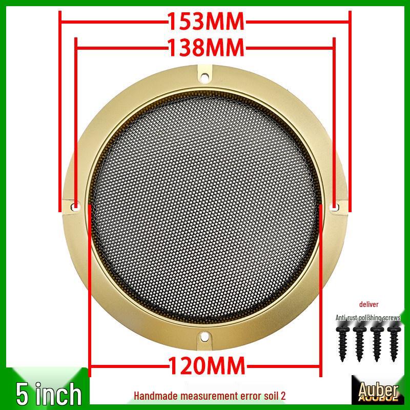 Metal Mesh Speaker Grille Dust Cover for Car Speakers (2" to 10")