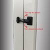 Retenue de porte de voiture en forme de T Butée de porte Loquets de retenue pour voiture Caravanes Camping-cars Camping-car Bateau Support de retenue de porte