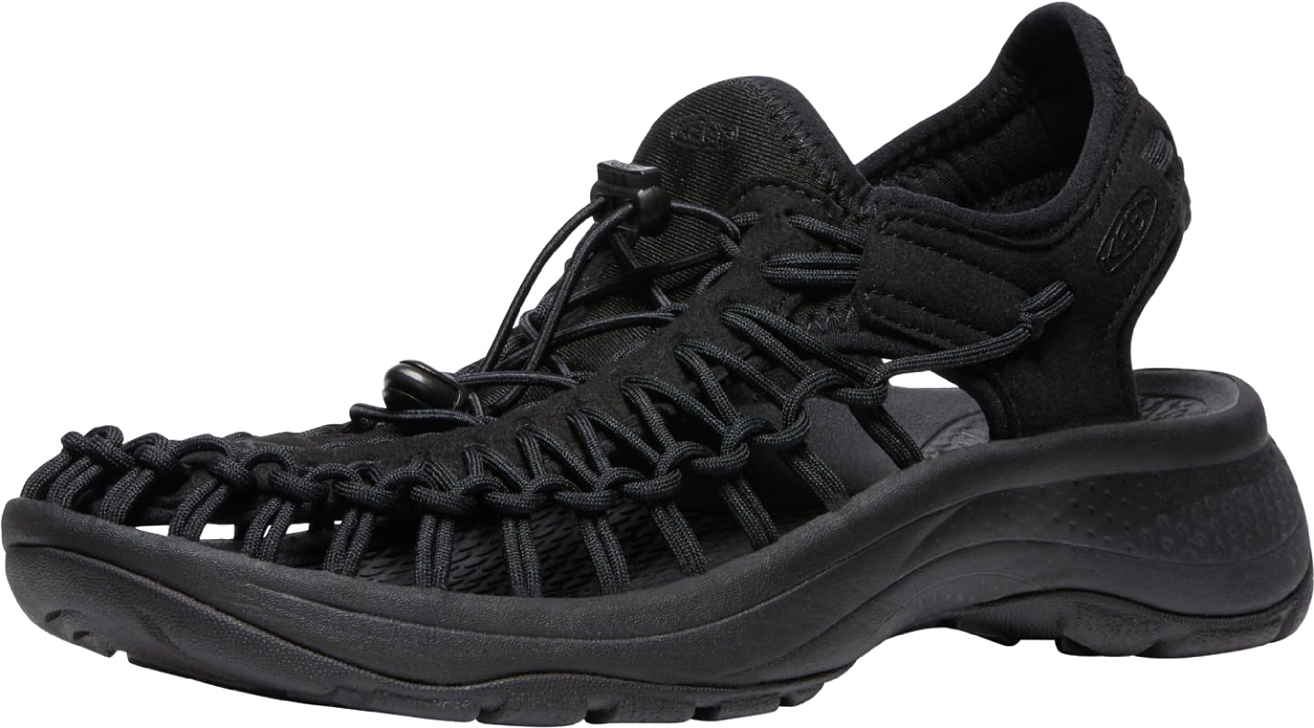 UNEEK ASTORIA Sandals for cm [KEEN] Women, BLACK/BLACK, 24.0