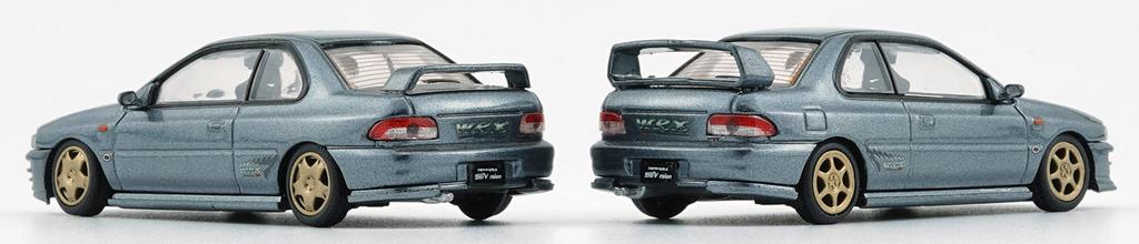 BM CREATIONS Subaru Impreza WRX 3 Dolphin Gray LHD Finished Product 64B0230 1/64 Type-R 4-6 Gen.