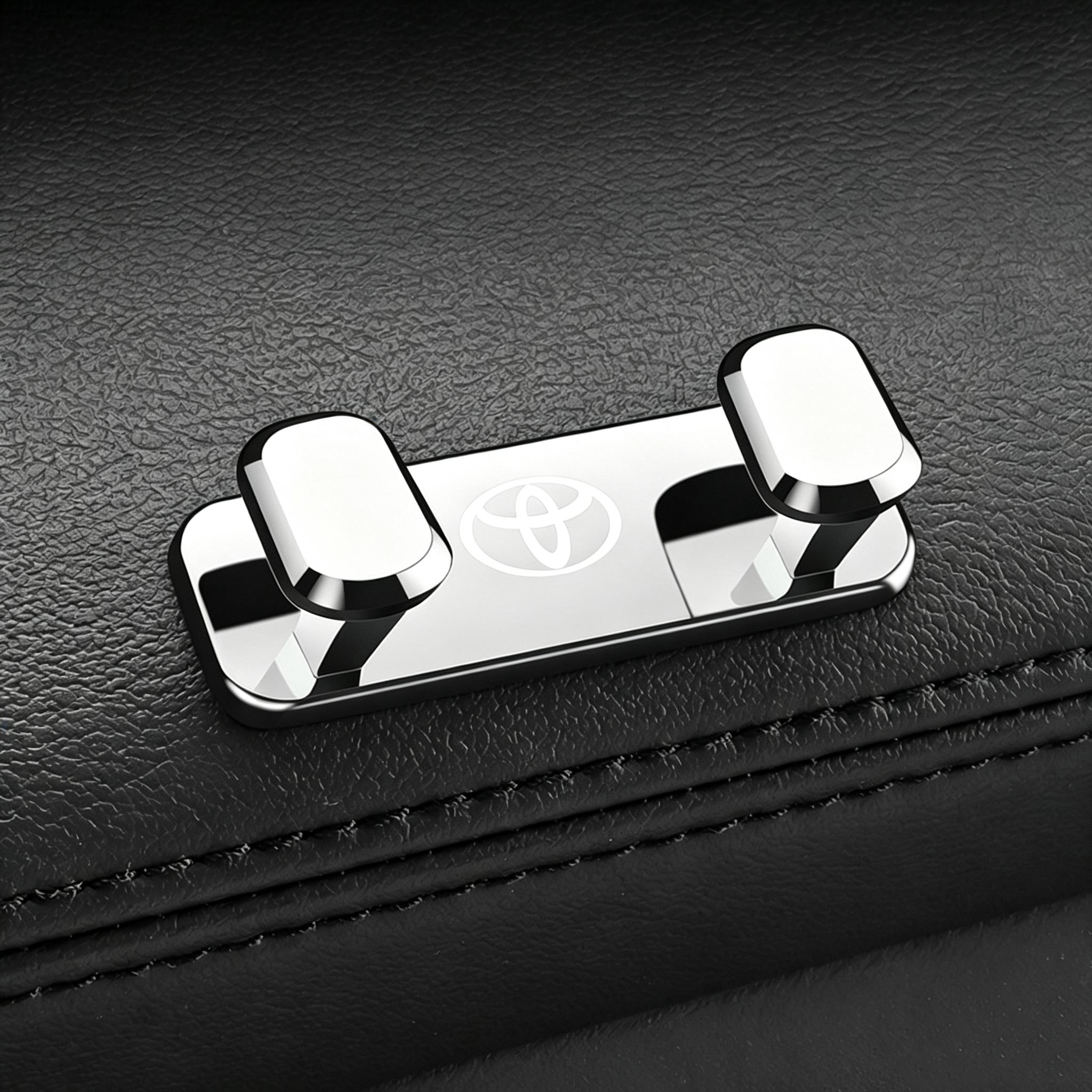 

Storage Hooks For Toyota Camry Yaris RAV4 CHR Corolla Prado hulix prius verso Zinc Alloy Car Interior Organize Tool Accessories срібний