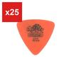Guitar Picks, JIM DUNLOP, Tortex Triangle Orange, 12-Pack