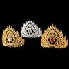 Accessori Pettine per Capelli Stile Etnico con Corona di Pietre Preziose Colorate Gioielli Thailandesi