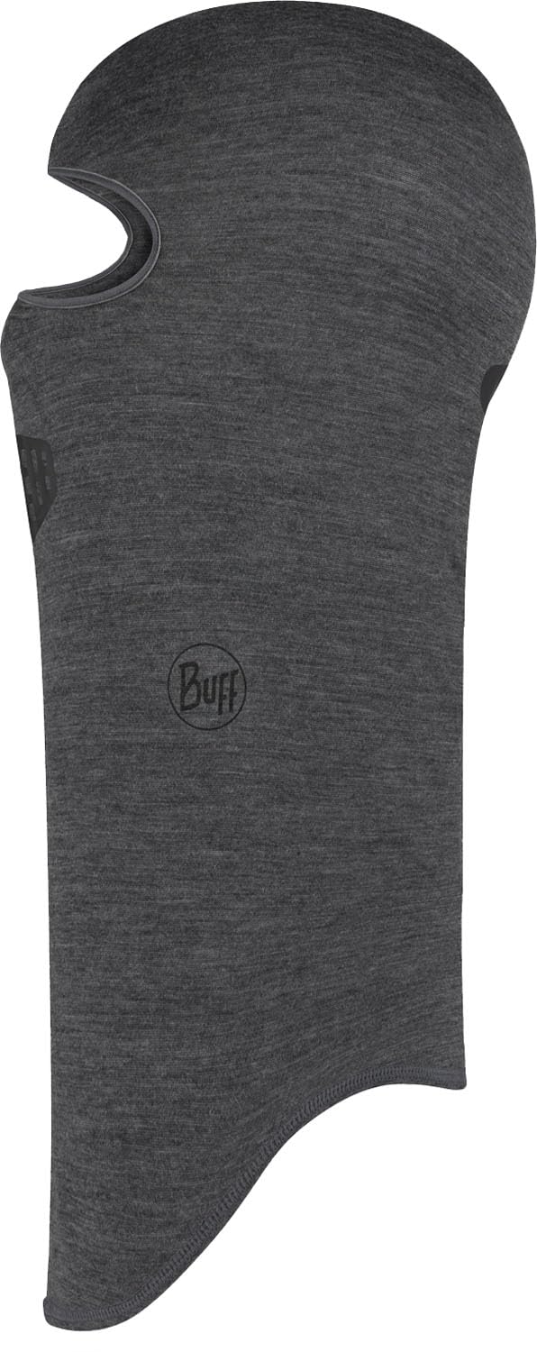 

Buff Merino Lightweight Balaclava Multifunctional Headwear Neck and Face Solid One Size Cover, 416650, Gray,