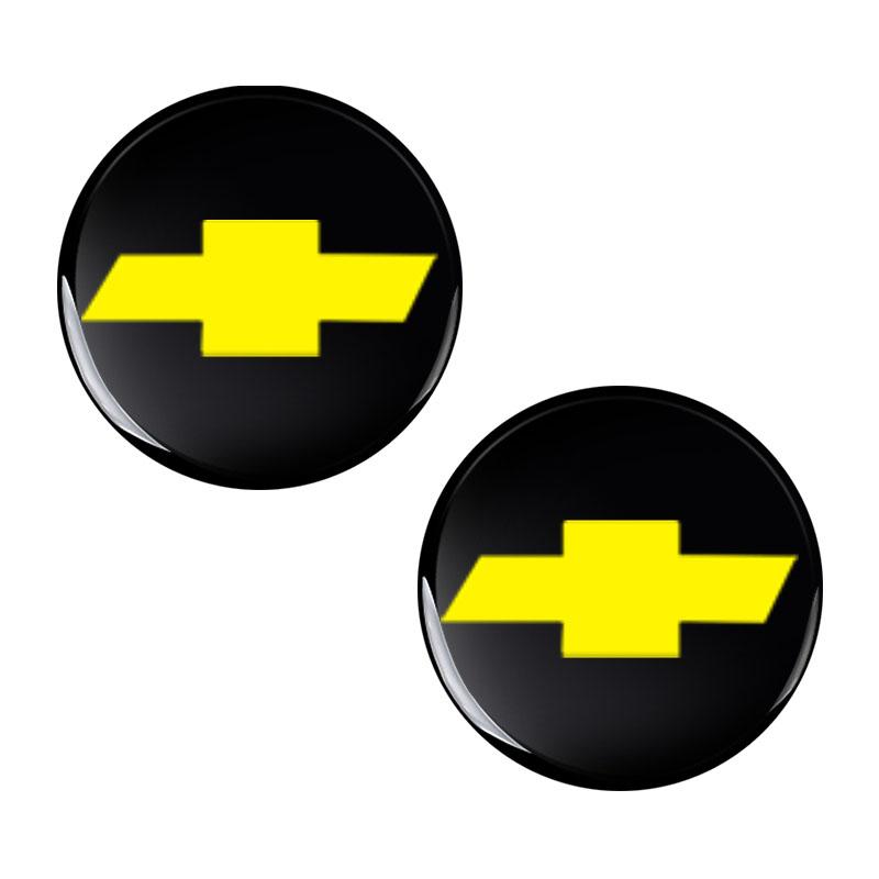 

14mm Car Key Emblem Stickers Auto Control Key Logo Car Accessories for Chevrolet Spark Silverado Trailblazer Cruze Captiva