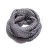 Autumn and Head Pin Woven Scarf Scarf Keep Scarf Two-Loop Warm Fashion Winter Wool