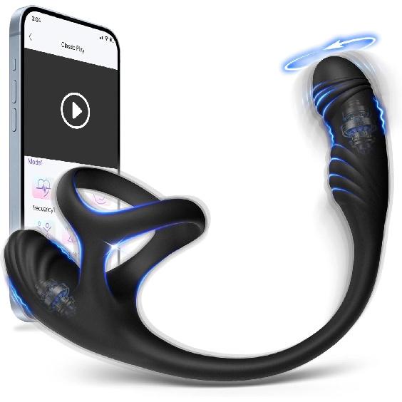 Anal Vibrator Male Sex Toys for Men Prostate Massager With Penis Ring Remote Anal Toy Adults Product Butt Plug for Women Gay