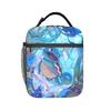 Custom S-Squirtles Insulated Lunch Bag for Women Men Resuable Cartoon Cooler Thermal Bento Box Office Picnic Travel