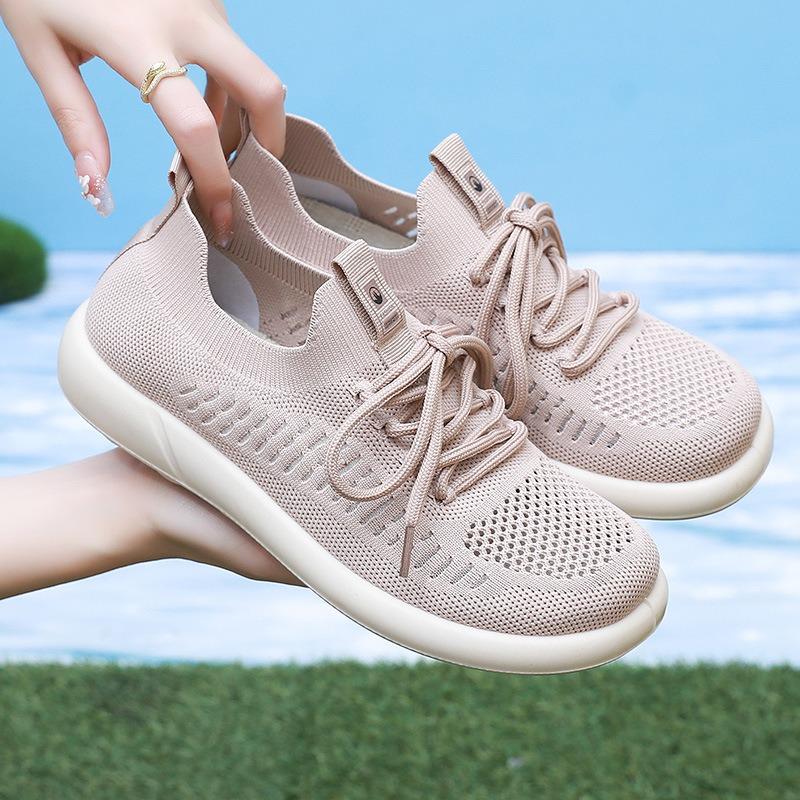 Shoes Women's Spring and Autumn Casual Soft Sole One Pedal New Women's Shoes Soft Sole Breathable Comfortable Wear-resistant Versatile Single Shoes