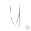 Rolo Chain Necklaces for Women Original 925 Sterling Silver Necklaces & Pendants Elegant Fine Jewelry Gift Colares S925