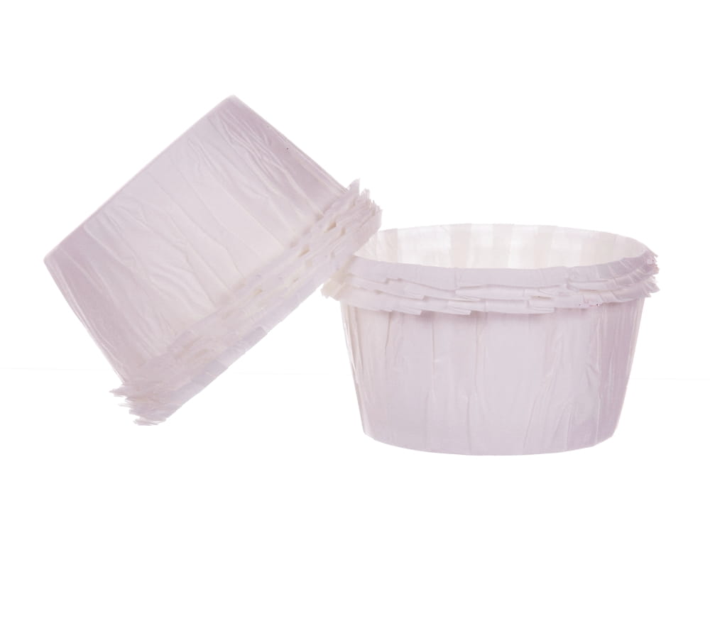 Papilotki Papierowe Marszczone Białe 55X35Mm 25Szt Decora