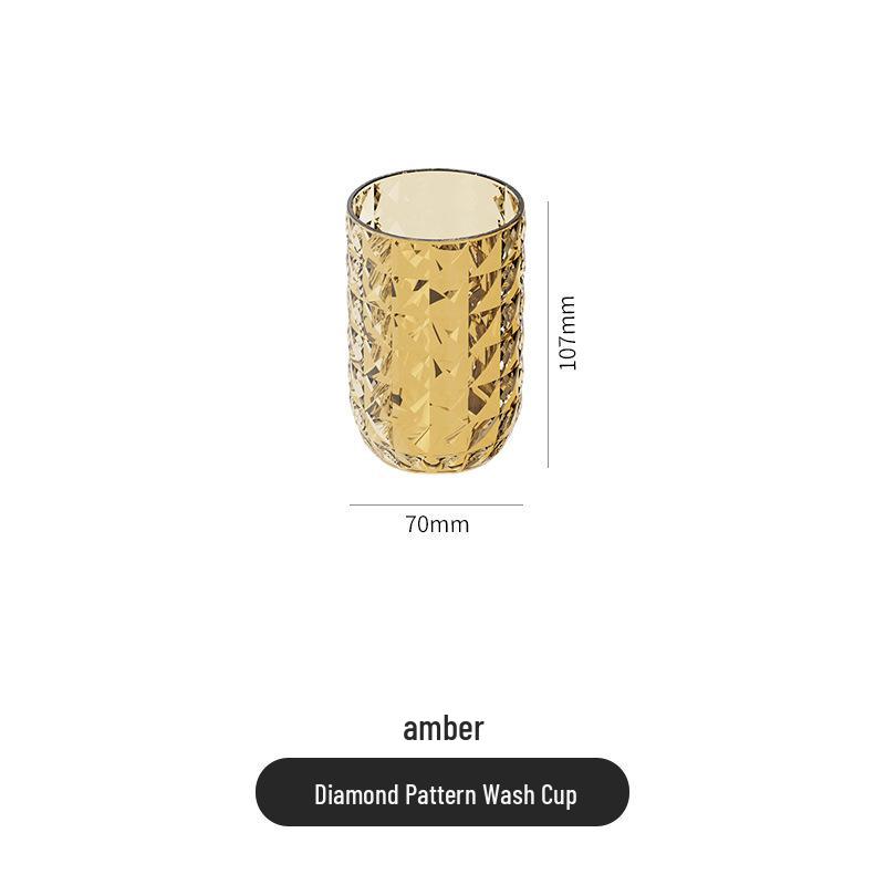 

Роскошный портативный дорожный стакан для зубной щетки - Большой размер для студентов и домашнего использования 301-400ml янтарь