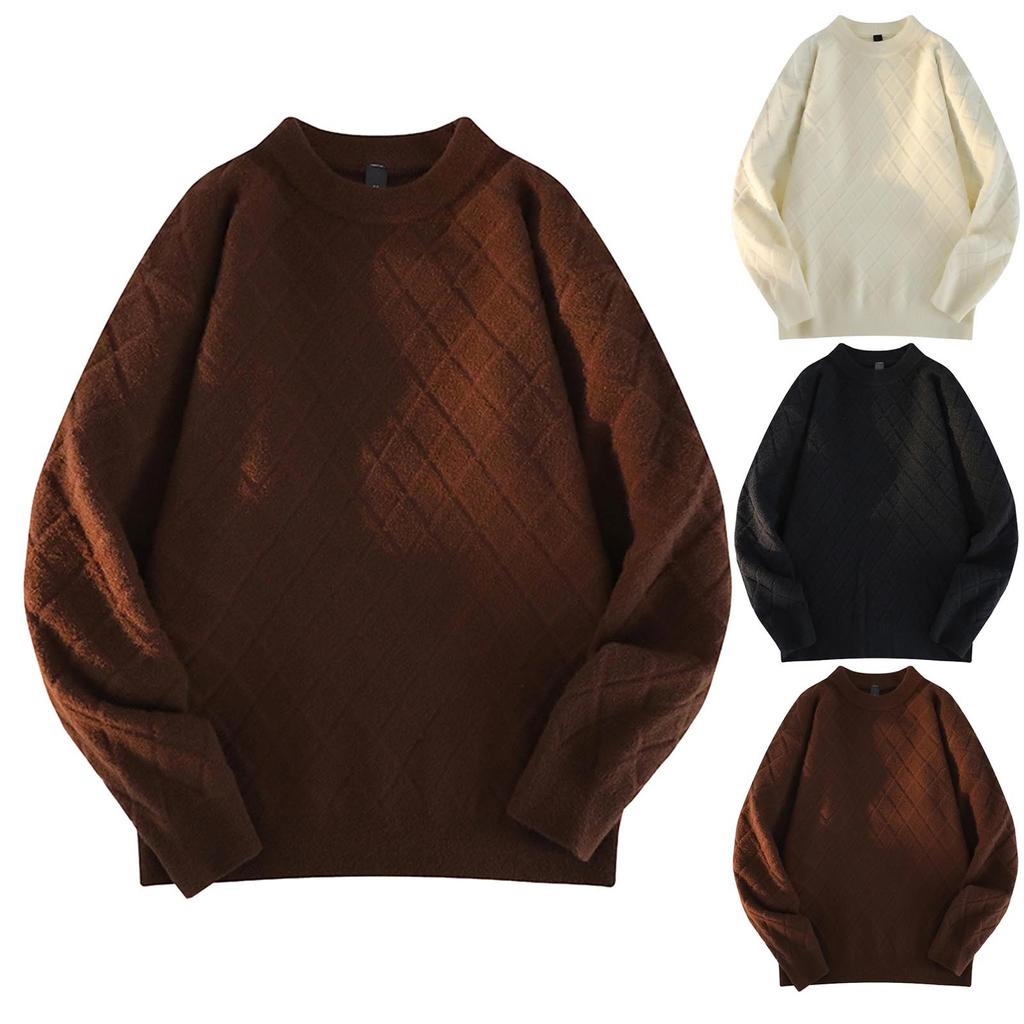  And Winter New Sweaters Men's And Women's Knitted Underlay Shirt With Couple Top