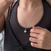 925 Basic Lump Long Necklace