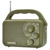 OHM AudioComm RAD-T202S 03-0988 Waterproof AM/FM Outdoor Radio, Battery-Powered, IP65, Portable, Wide FM, Emergency Radio, OHM Electric
