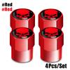 4Pcs/Set Skull Tire Valve Stem Cap Corrosion Resistant Dust Proof Cover Universal Fit for Car Bicycle Truck Motorcycle Stem Caps1