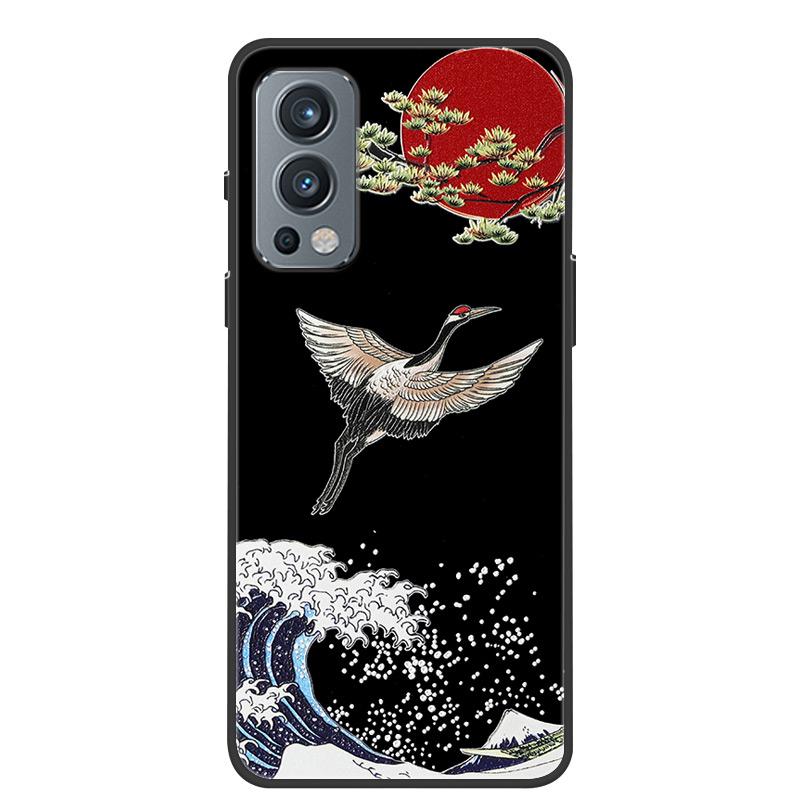 För Oneplus Nord 2 5G Fodral 3D Drake Prägling Mjuk TPU Silikon Baksidesfodral För Oneplus Nord2 5G One Plus Nord 2 Coque Bumper