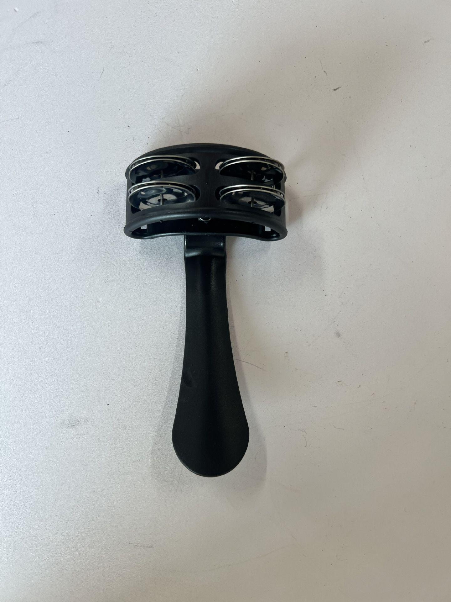 

Dual-Use Hand & Foot Bell Shaker WE200 Half-circle Foot Bells чорний
