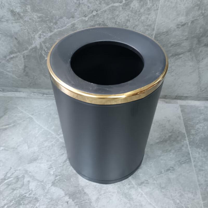 NHZHIW Round Iron Trash Can